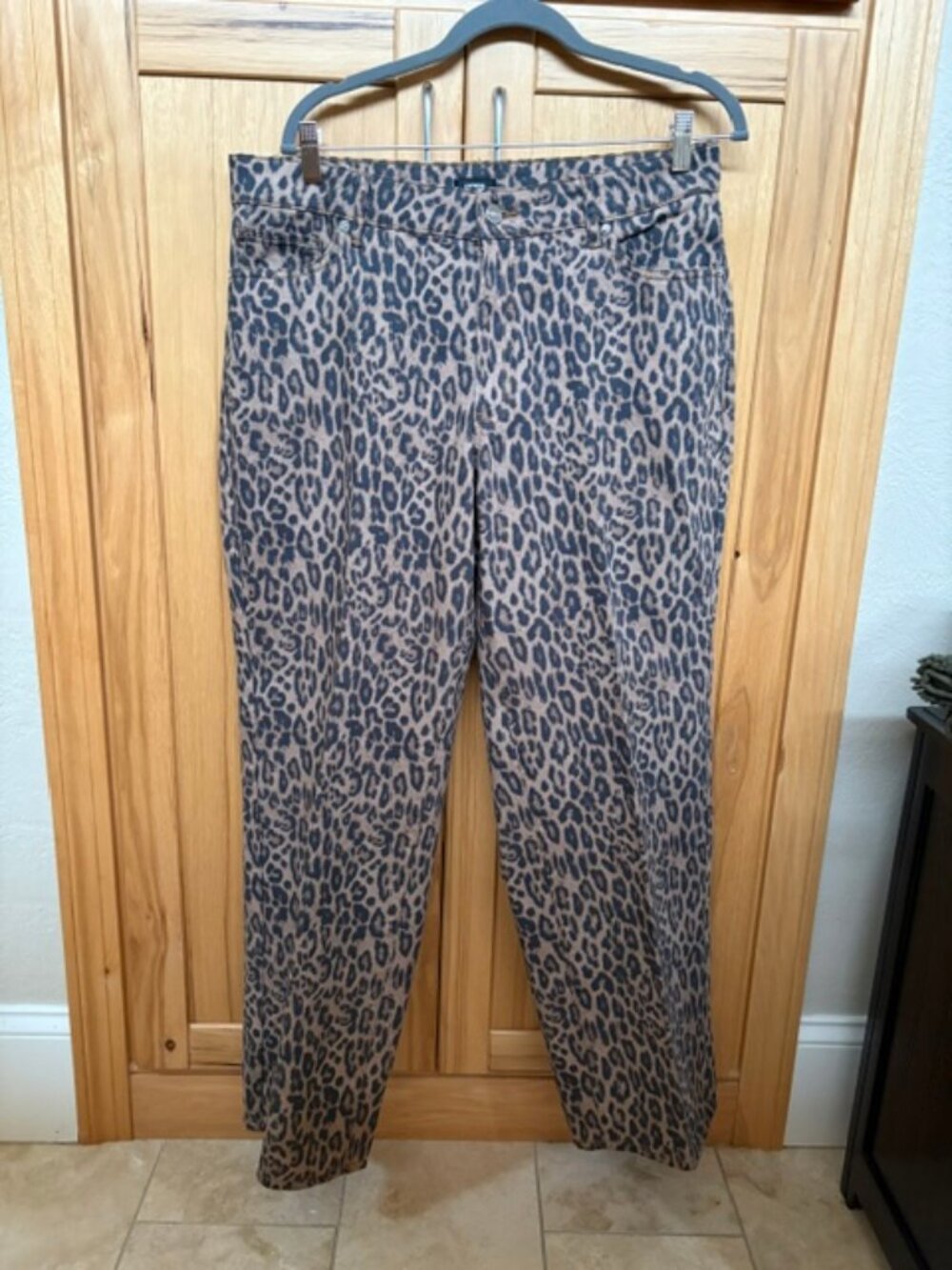 Express Leopard Jeans